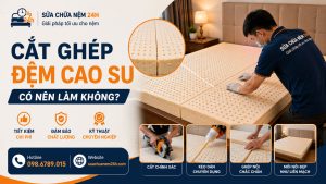 Có nên cắt ghép đệm cao su không