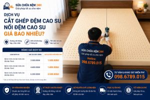 Bảng giá cắt ghép nệm