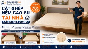 Cắt ghép nệm tại nhà có hiệu quả không