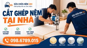 Cắt ghép nệm tại nhà