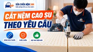 Cắt nệm theo yêu cầu